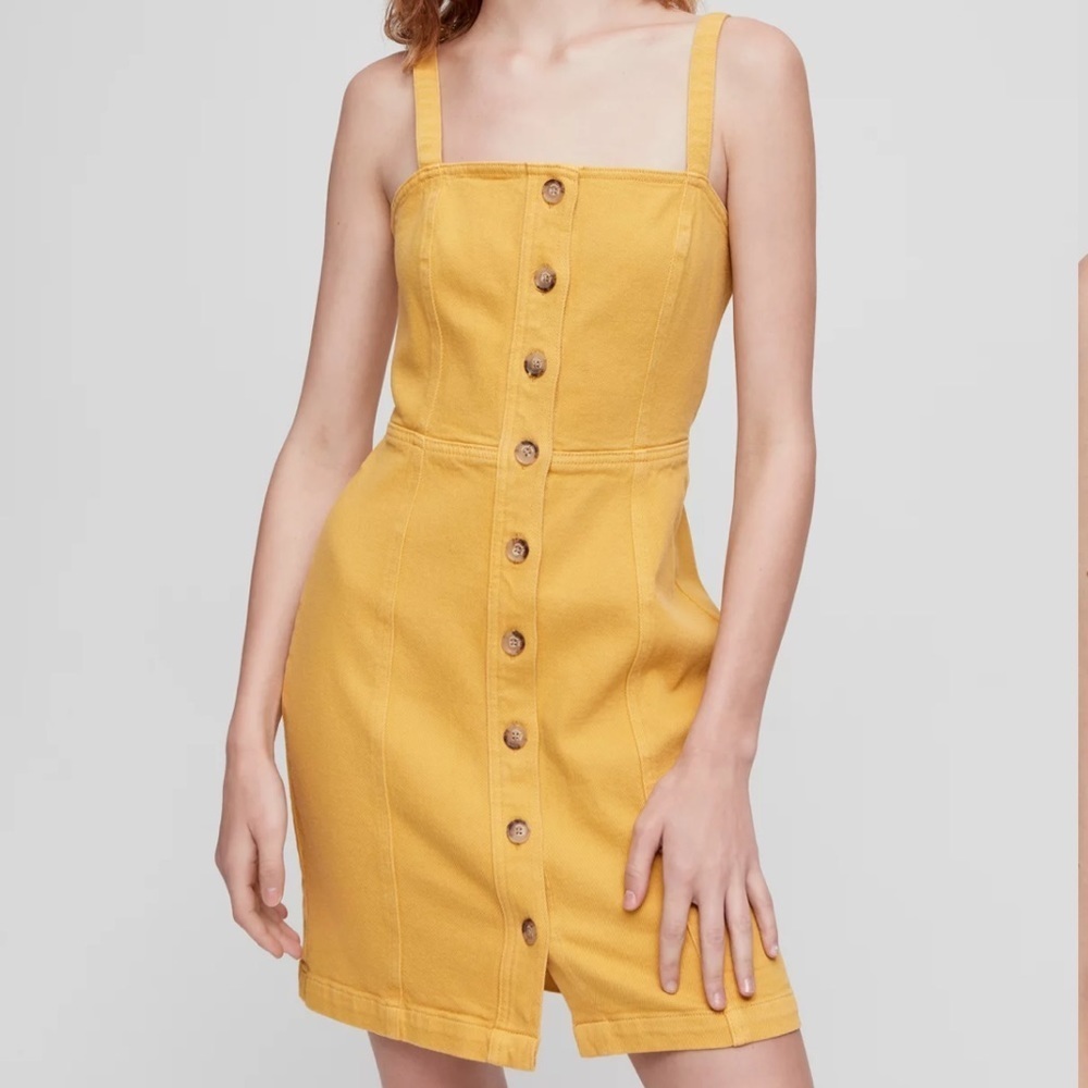 Aritzia Wilfred Shasta Button Dress